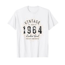 Vintage 1964 Birthday Retro T-Shirt
