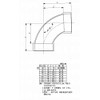 Toei Koki VU Fittings, Large Curved Elbow 50 VULL_50