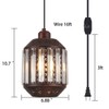 YLONG-ZS Hanging Lamps Swag Lights Plug in Pendant Light 16.4