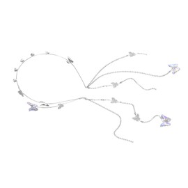 Healeved Sparkle Butterfly Headband Women's Fashion Hair Accessory Headband Tassel