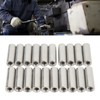 20Pcs M6 Female Thread Coupling Nut Practical Rustproof Stainless Steel