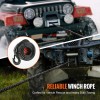 3/8 Inch X 85 Feet 26,500 Lbs Synthetic Winch Rope