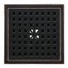 SEABEFORE Oil Rubbed Bronze Shower Drain Square Shower Drain 6
