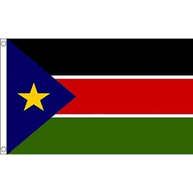 Sudan South Small Flag - 3 x 2 FT - 100% Polyester With Eyelets Banner - FlagSuperstore