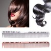 Professional Hair Combs Aviation Aluminum Metal Cutting Comb Hairdressing Comb