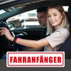 Beginner Driver Car Magnetic Sign I 30 x 8 cm
