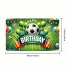 Soccer Theme Birthday Party Banner soccer birthday decorations Green Stadium