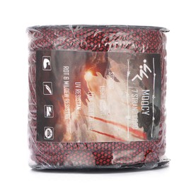 Cordón de paracaídas de 7 hebras con núcleo de 550 libras, cable de paracaídas tipo III de 4 mm, carrete de cuerda de paracord de 4 mm, accesorios trenzados, rojo y negro