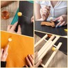 simarro 12 Pack Wool Applicator Ball Brush Leathers Dye Applicator,