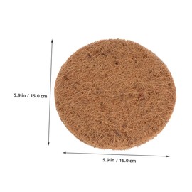 DOITOOL 10pcs Pet Litter Where Breathable Pigeon Nest Pads Bird Nesting Pads Premium Pet Mats Bird Nest Supplies Pigeon Eggs Mats Homing Pigeon 15c Coconut Palm Silk Flowerpot