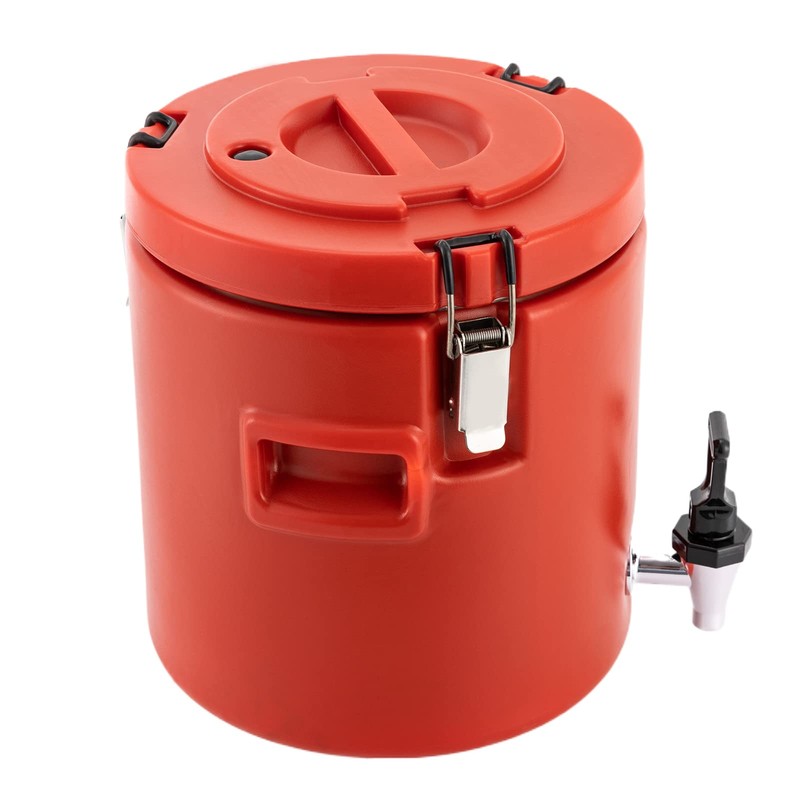 2.64-Gallon / 10 L Insulated Beverage Dispenser,Stainless Steel Inner Barrel,with