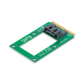 StarTech.com mSATA to SATA HDD / SSD Adapter – Mini SATA to SATA Converter Card - mSATA to SATA 2.5/3.5 Hard Drive Adapter Converter Card (MSAT2SAT3)