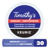Timothy's Colombian La Vereda K-Cup Coffee Pods, 30 Count For