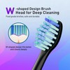 Replacement Brush Heads Compatible with AquaSonic Black Series Toothbrush