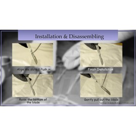 MJW 3 pcs BP Scalpel Handle no.3 With 50 Pcs Cutting Edges no 10 Perfect for Hobby Arts Crafts Card Making Dermaplaning and Crafting Tools