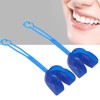2pcs Portable Shock Mouth Guard Shock Absorption Athletic Mouth Guard
