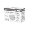 [アイリスオーヤマ] プリーツ型マスク 120枚 ふつうサイズ 不織布 ディスポーザブル ニュアンスグレー PN-120MXH