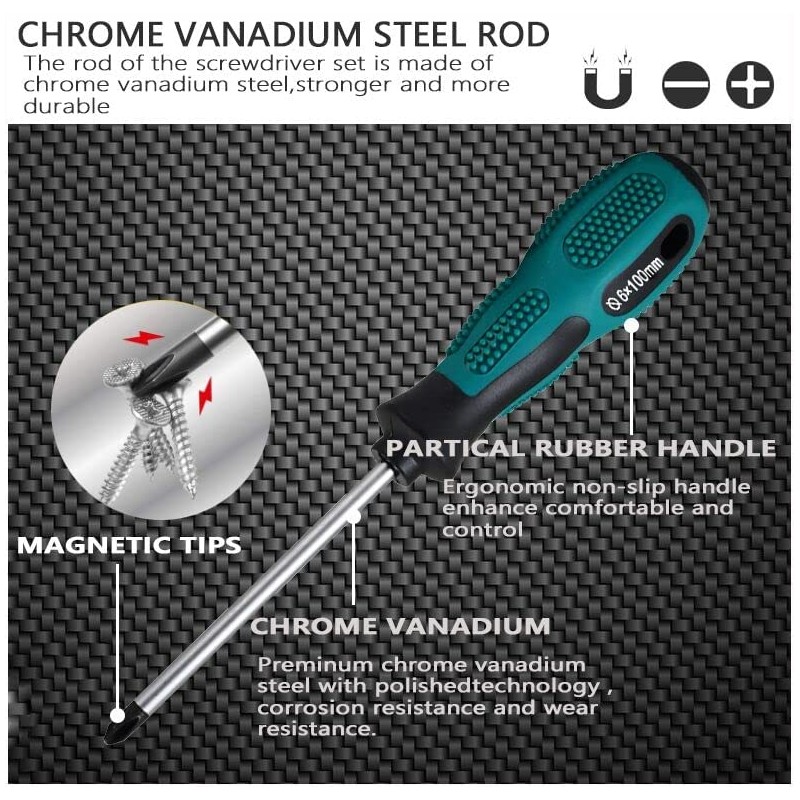 10pcs Screwdriver Set 10pcs Screwdriver Set Magnetic Screwdriver with 5