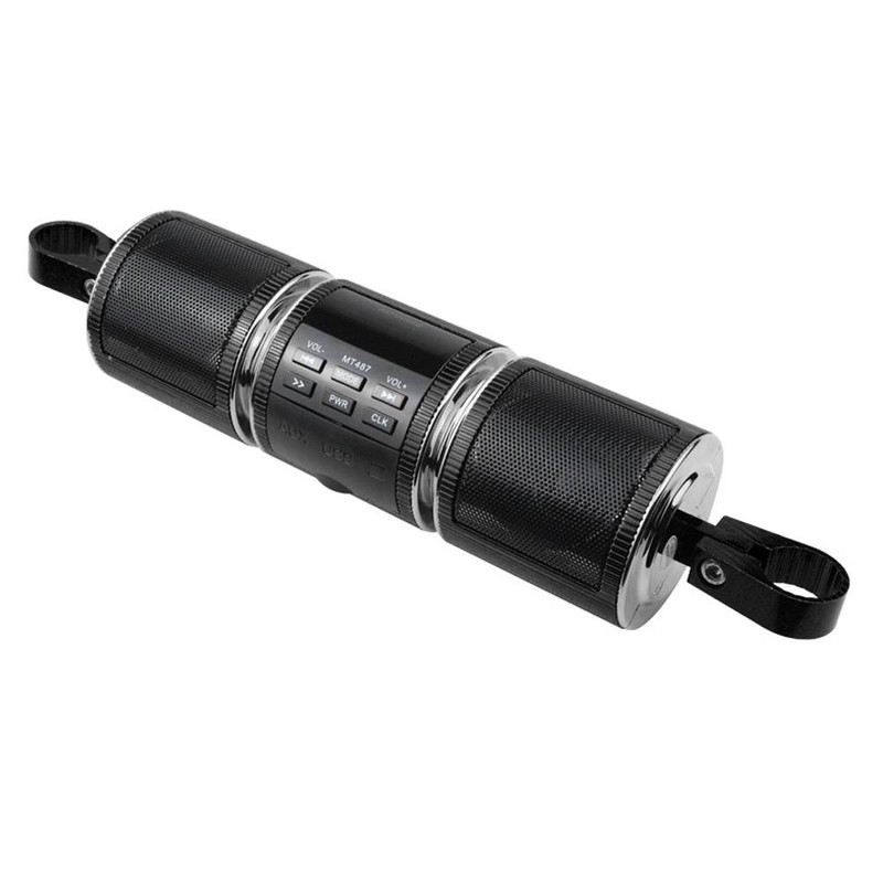 Waterproof Bluetooth Motorcycle Stereo Speaker MP3 Music Player Audio System