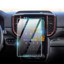 IPG ProActive made for Ford 2023-2024 Ranger Lariat / Raptor / XLT (Optional) / 4X4 WILDTRAK AT - X AT 12 Inch Navigation 9H Hardness Screen Protector Smooth Nano Ceramic Film Ultra Responsive High Clarity Anti Scratch Ranger