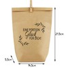 12 x Geschenktüte mit liebvollen deutschen Sprüchen | Food-Safe Papiertüte