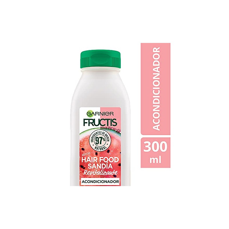 Fructis - Champú Garnier para el cabello Sandia, 300 ml