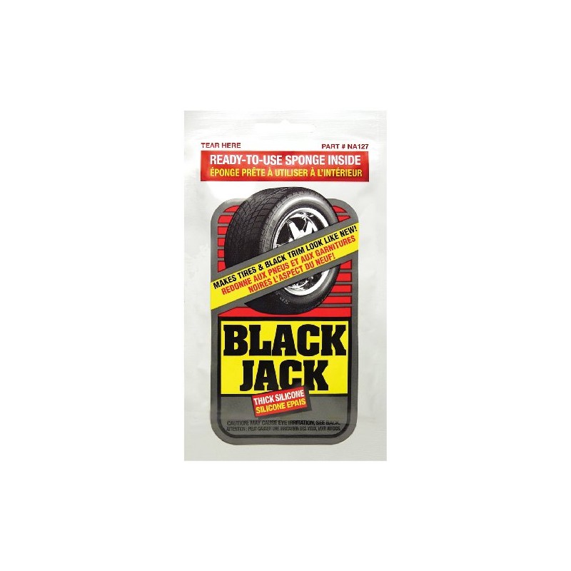 North American NA127 Black Jack Tire Shine Towelette - Single