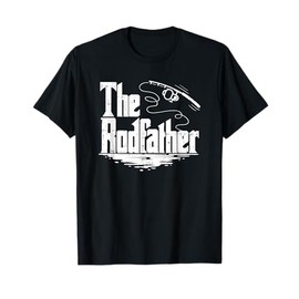 Funny Fishing Gift Tshirt | The Rodfather T-Shirt