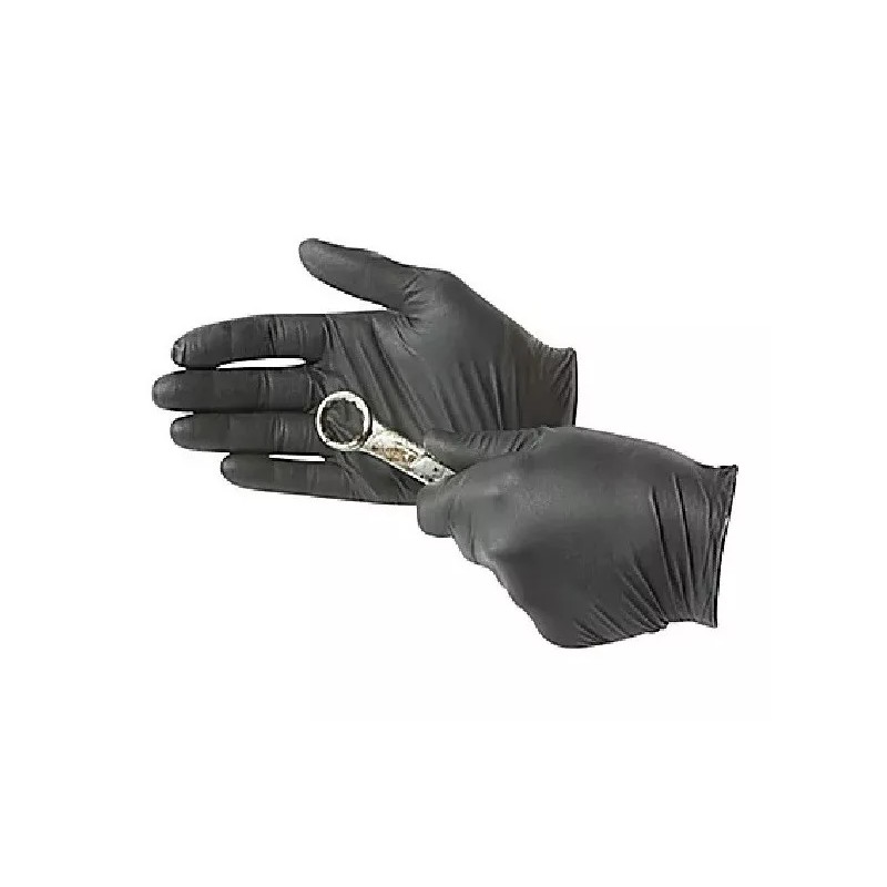 Gauntes Negros Guantes Negros Para Mecánico Grande ( 100 Pz