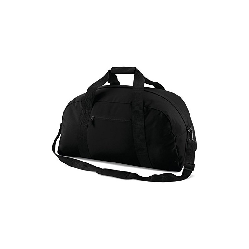 BagBase Unisex's BG022BLAC Classic Holdall Backpack, Black, Medium