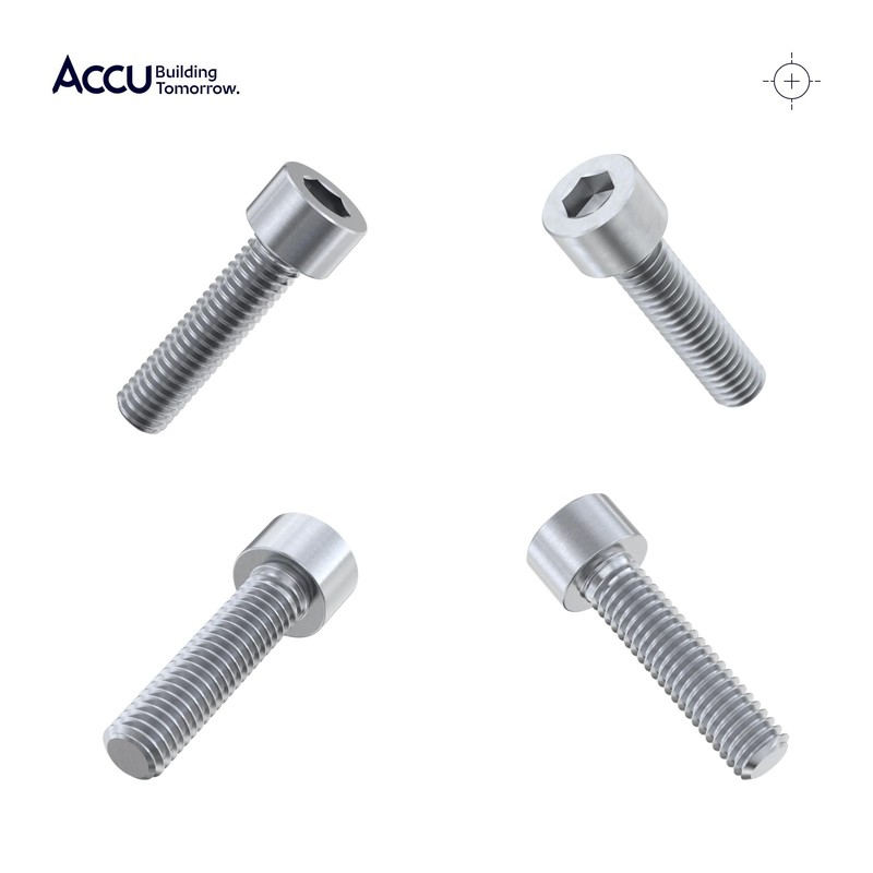 Accu - M4 x 40mm Cap Head Screws (DIN 912)
