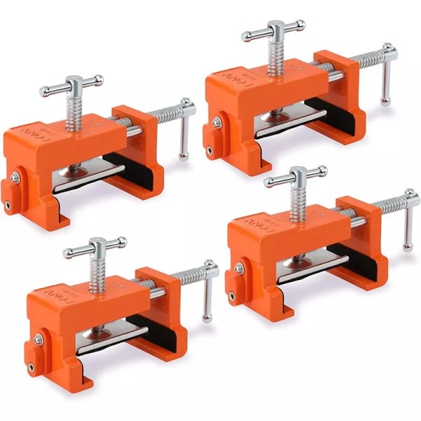 PONY Cabinet Clamp (4-Pack) 440 lbs Load Hand Screw Clamp