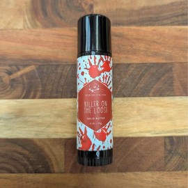 TRAVEL: Solid Body Butter For Dry Skin - Coconut Free - Body Care, Lotion - Mountain View Soap Unscented and Scent Sticks:_Klller on the Loose (aka Vampire Blood)_BUNDLE: One LARGE Stick and One TRAVEL Stick