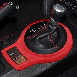 Baceyong Car Interior Gear Shift Frame Trim Sticker, Suitable for Sub-aru BRZ 2012-2020, Suitable for T0y0ta GR86 2012-2020