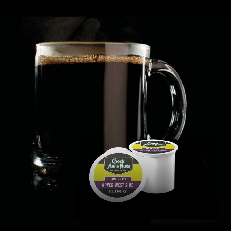 Chock Full o'Nuts Upper West Side Coffee, Dark Roast, Compatible