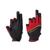 Shimano Limited Pro Magnetic Quick Dry Gloves, 3-Cut GL-100X, Blood