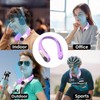 Namecute Portable Neck Fan,Personal Hands Free Bladeless Fan,360° Strong Cooling