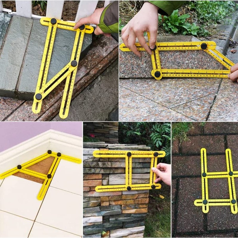 Multi high-precision angle ruler carpentry, joinery and construction folding move,