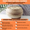 Sticky Rice Pressure Cooker Slow Cook Set Bamboo Basket Steaming