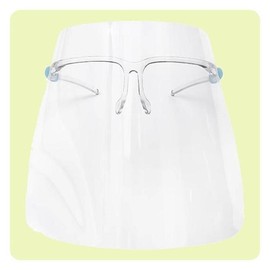 Glasses-style mask face shield replacement film (1 sheet) / 안경형 마스크 안면보호 페이스쉴드 교체필름1매