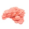 Plastic Counters, 15mm Diameter, Red, Pack of 100