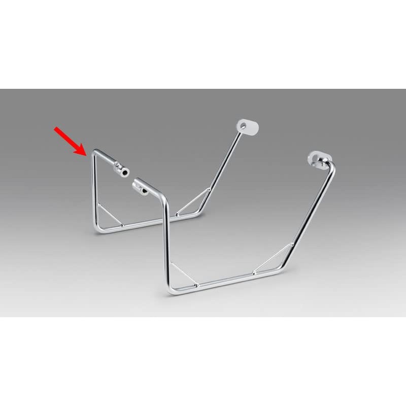 Kijima Honda 210-4932 Motorcycle Parts Bag Support, Plated, Left Side,