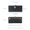 Giselle Women's Long Wallet, Slim, Lightweight, Ultra Thin, Genuine Leather,