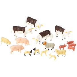 Britains 1:32 Mixed Animal Value Pack Farm Playset, Collectable Farmyard Animal Toys for Children, Toy Farm Animals Compatible with 1:32 Scale Farm Toys, Suitable for Collectors & Children from 3 +, Multicoloured, 43096