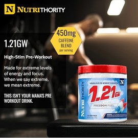 Nutrithority Pre-entrenamiento High Stim de 1,21 Gw