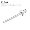 DTGN 4mm x 8mm (DXL) Blind Rivets - 25Pack -