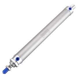 Heschen 空気圧スリムエアシリンダー MAL25-200 PT1/8ポート 25mm ボア 200mm ストローク 複動