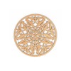 Nordic Miscellaneous Goods Lithuanian Wooden Coaster No.057 Stylish Underlayment for