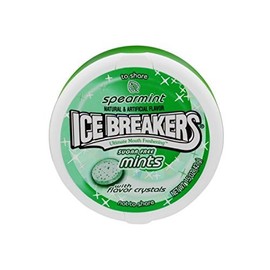 Ice Breakers Spearmint Mints 1.5 oz (Pack of 6)