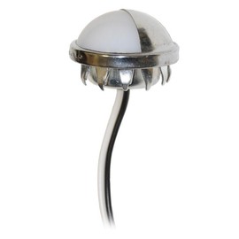 JAMMY EC2L Push-in LED License Plate Light 1-1/4" Round for Hot Rods, Trucks, Cars, RV's